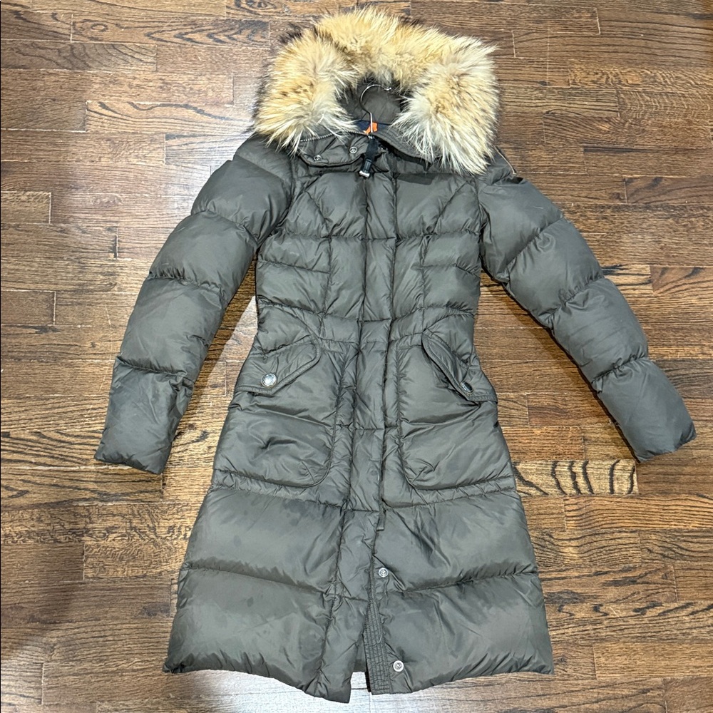 Parajumpers Long Hooded Down Coat